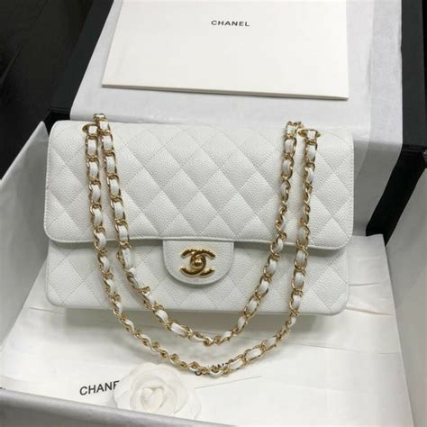 chanel white bag 2020